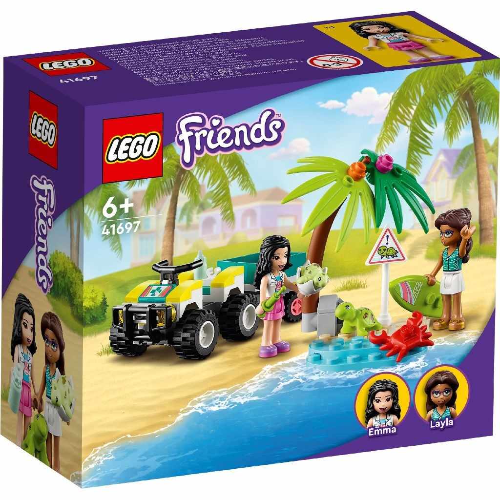 LEGO Friends 41697 - Vehicul de protectie a testoaselor, 90 piese | LEGO