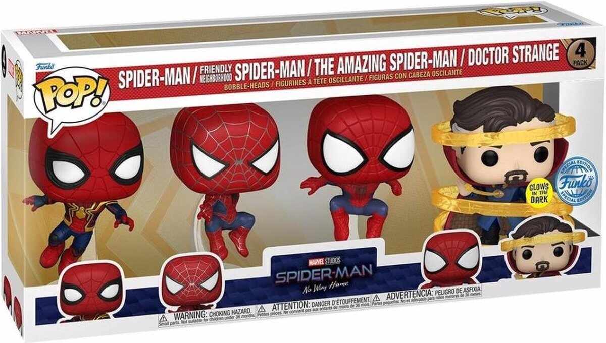 Set 4 figurine - Pop! Movies - Marvel - Spiderman | Funko