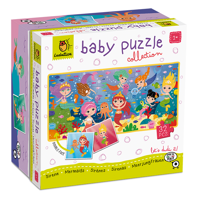 Baby Puzzle - Sirene, Ludattica, 2 - 5 ani