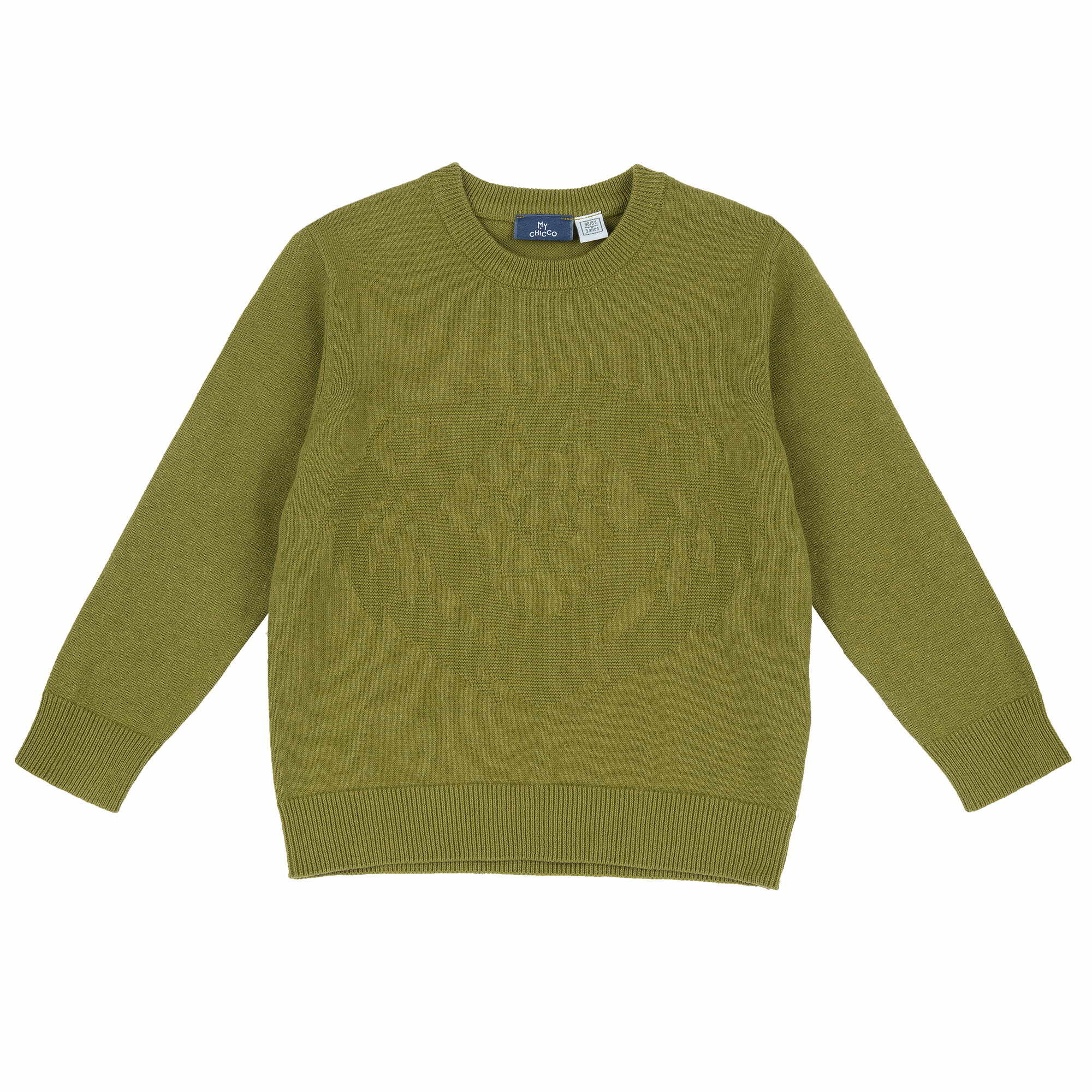 Pulover copii Chicco tricotat, Verde, 69792-66MC