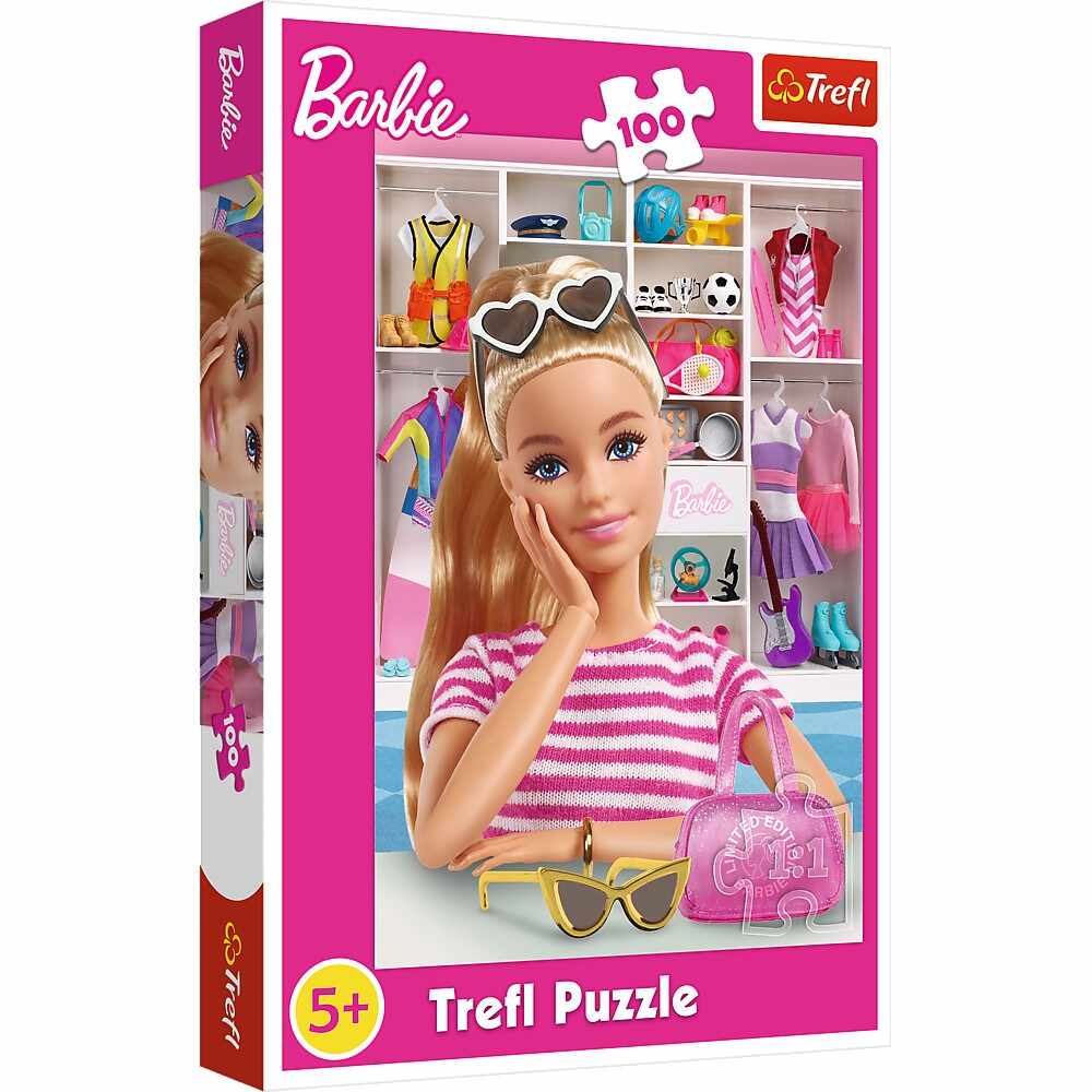 Puzzle - Sa o cunoastem pe Barbie, 100 piese | Trefl