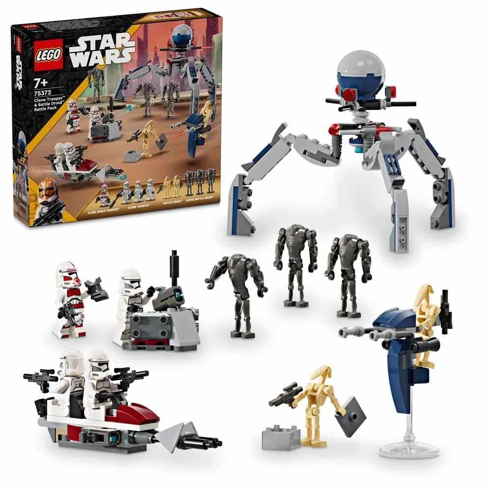 Lego Star Wars Pachet de Lupta Clone Trooper si Droid de Lupta 75372