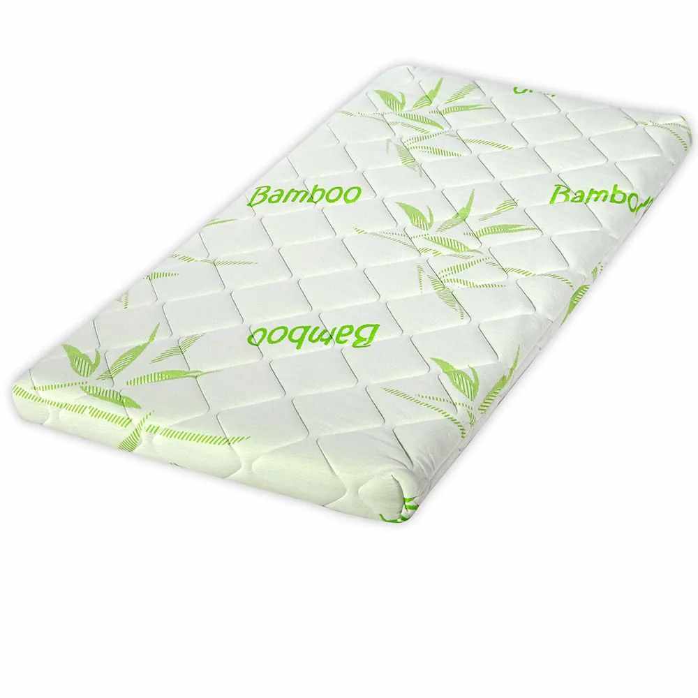 Saltea pat, Air Comfort Bamboo, 60x120x9 cm, husa bambus, spuma elastica cu canale