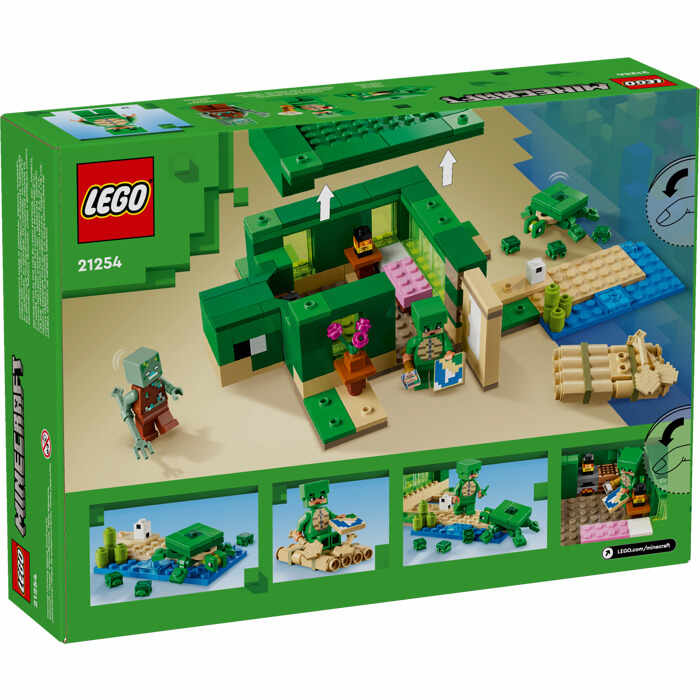 LEGO Minecraft - Casa de pe plaja testoaselor (21254) | LEGO