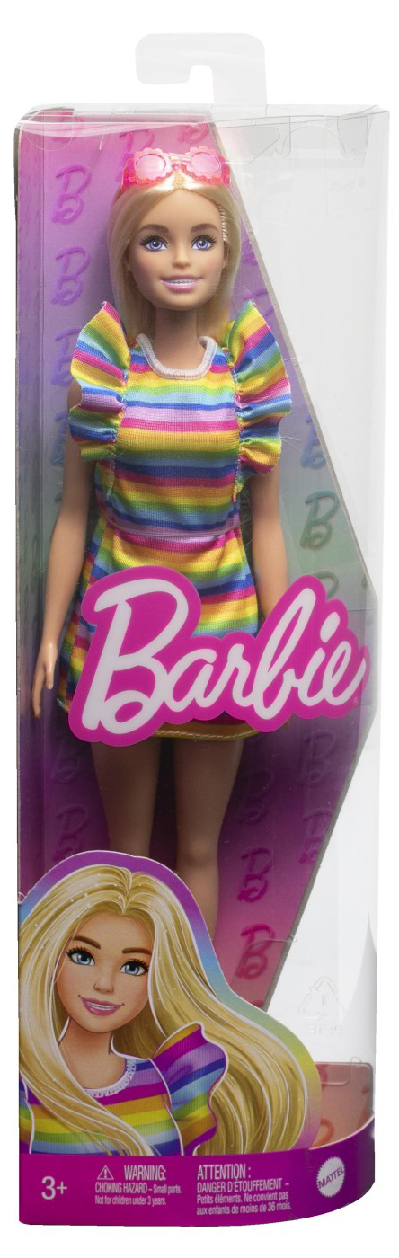 Papusa - Barbie Fashionista - Blonda cu aparat dentar | Mattel