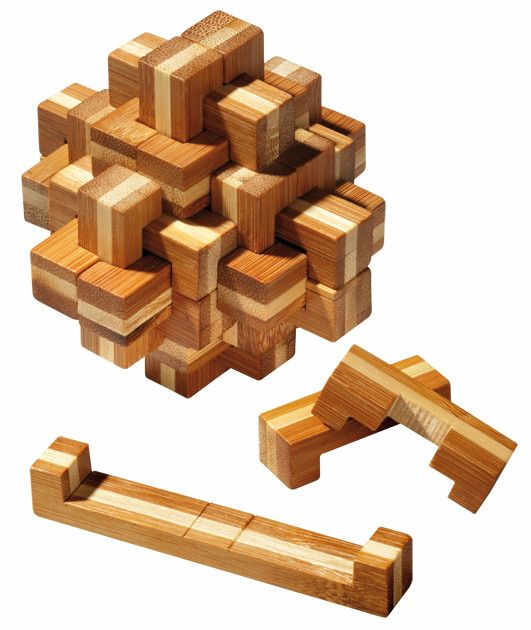 Puzzle 3D Tricky Knot, Bambus