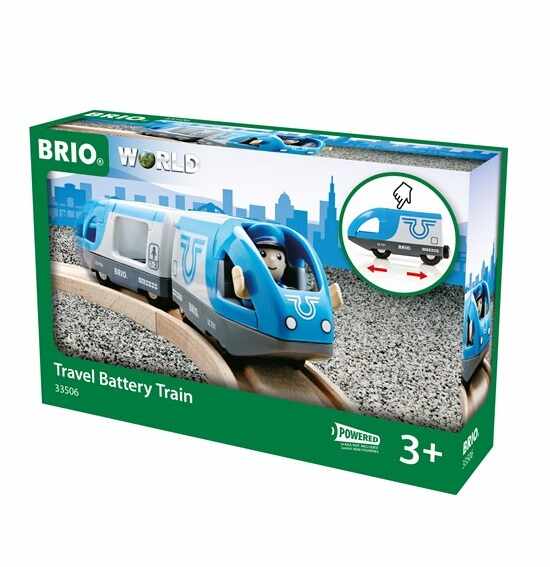 Trenulet de calatori cu baterii Brio