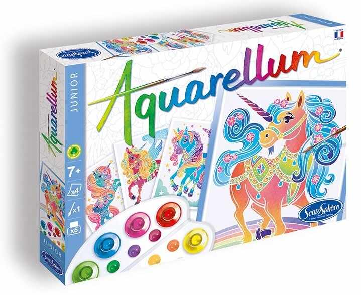 Set creativ - Aquarellum Junior - Unicorni | Sentosphere