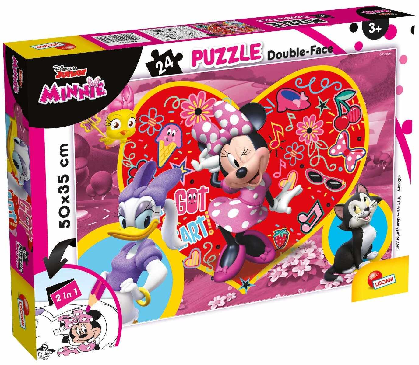 Puzzle Lisciani, Disney Minnie Mouse, Plus, 24 piese
