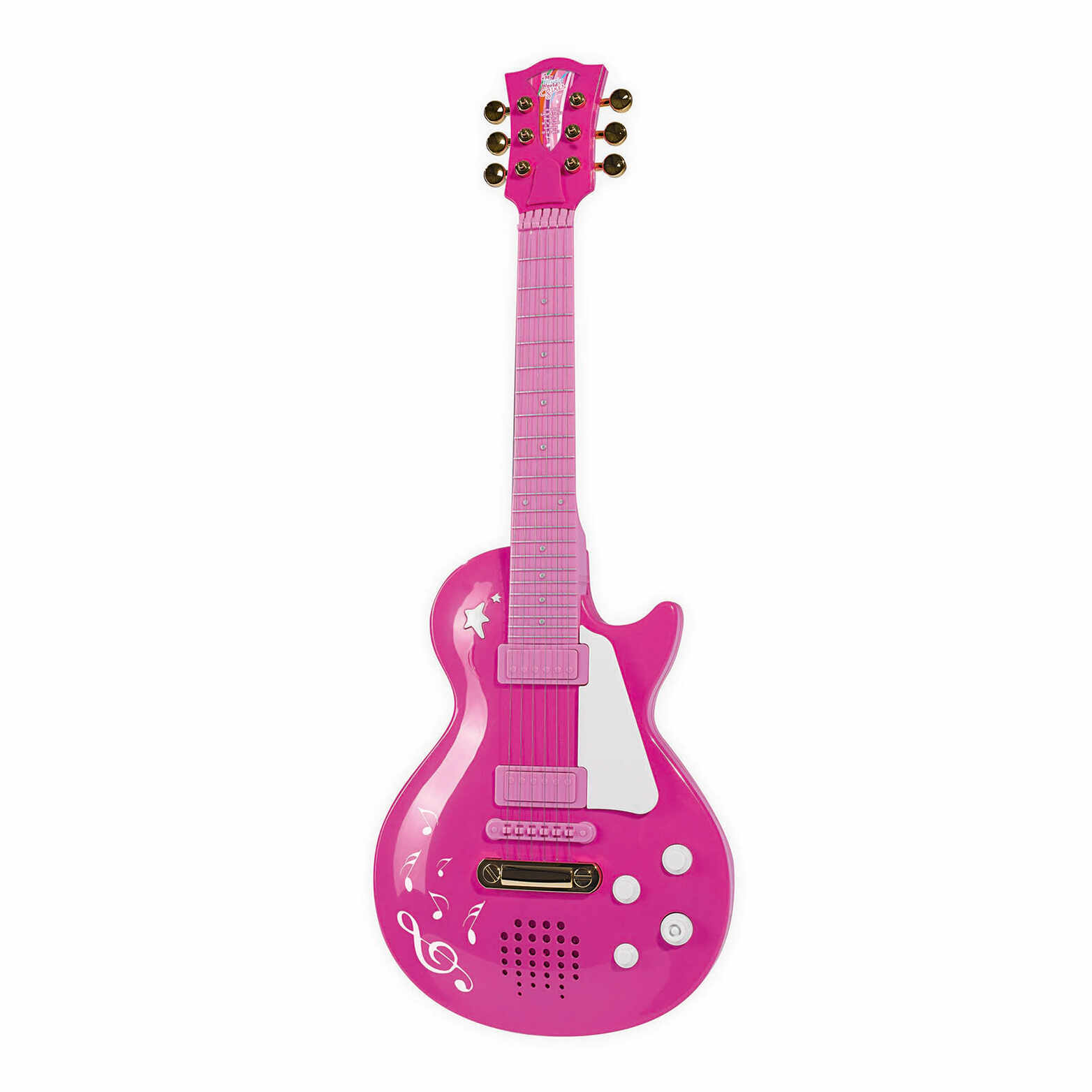 Chitara rock country cu functii audio Simba, 54 cm, roz