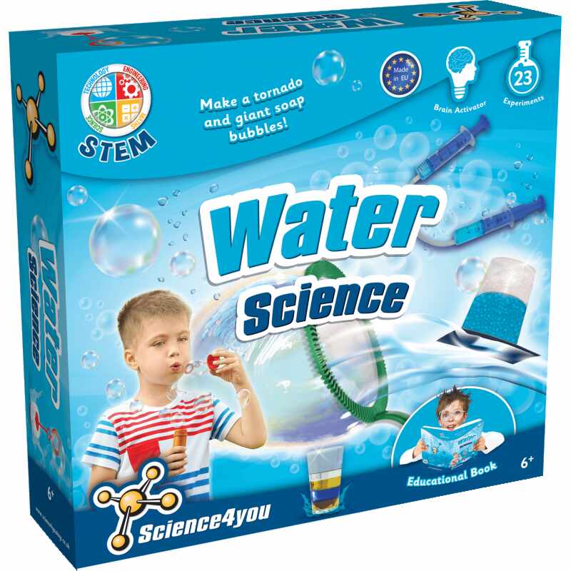 Joc educativ Science4you, set experimente cu apa