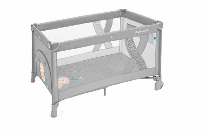 Patut pliabil Baby Design Simple 07 Light Grey 2019