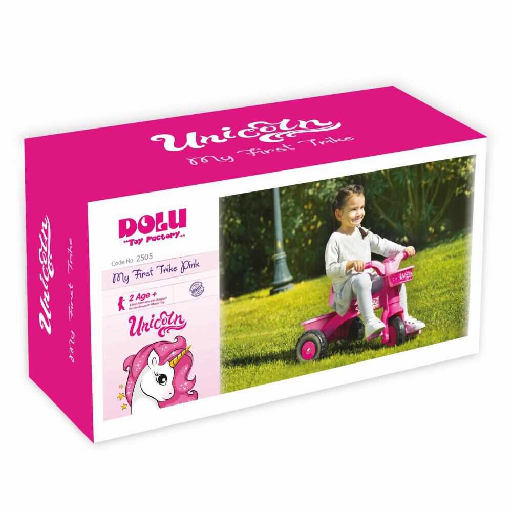 Prima mea tricicleta roz Unicorn