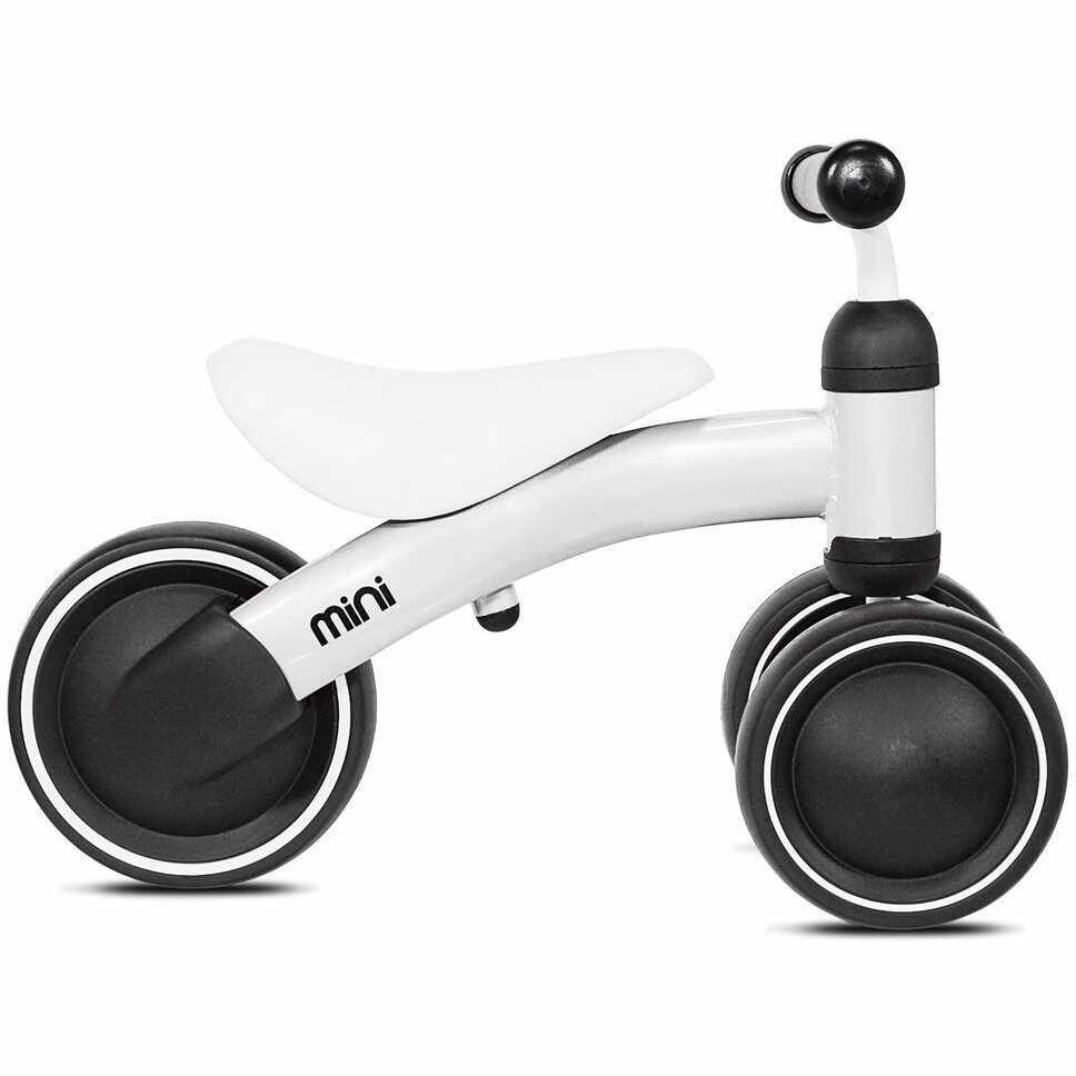 Tricicleta fara pedale Mini Kazam Alb