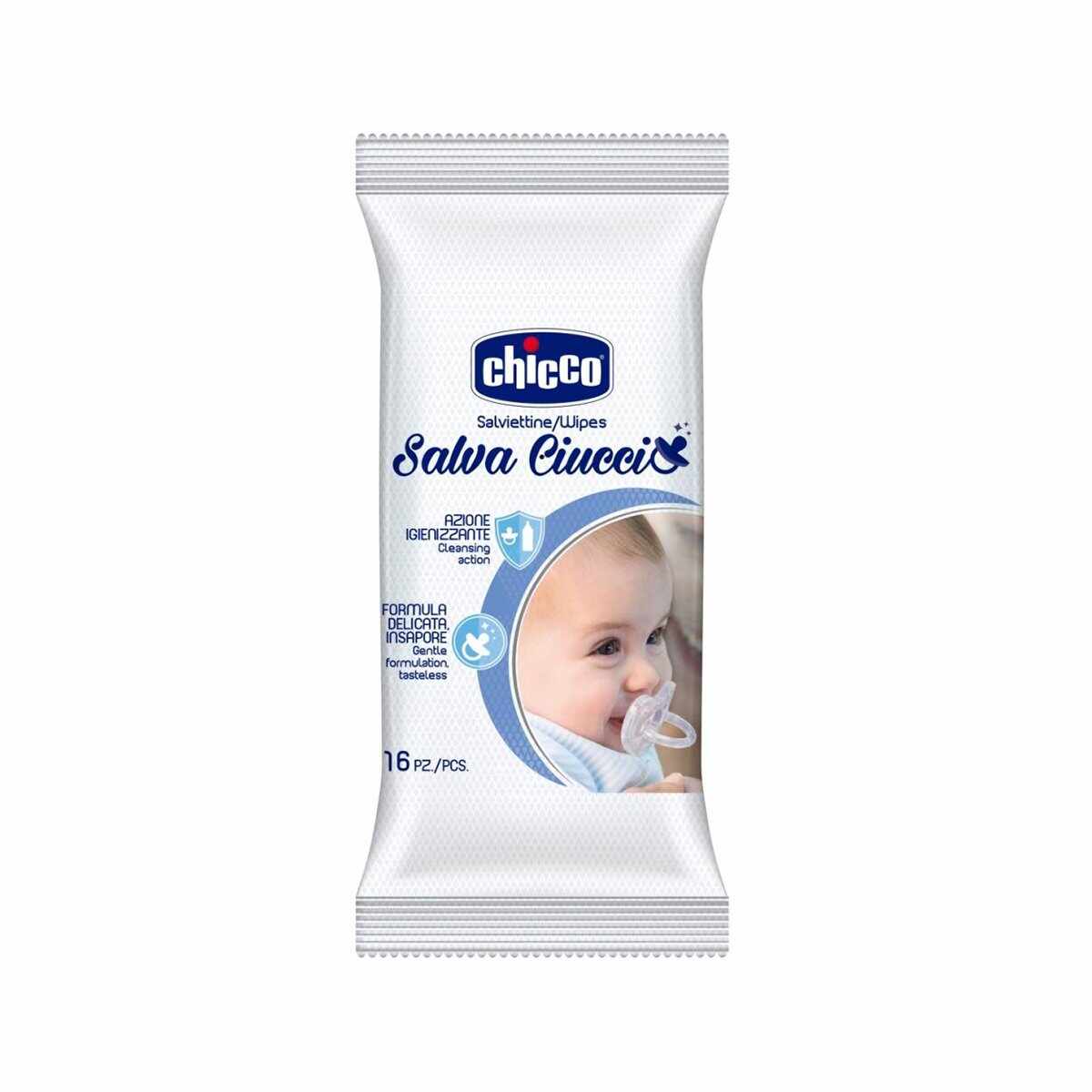 Servetele umede pentru curatare produse bebe Chico, 16 buc