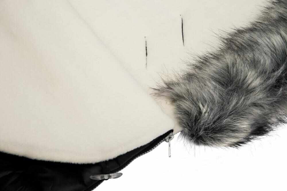 Sac de iarna Elf Polar negru Sensillo 100x46 cm
