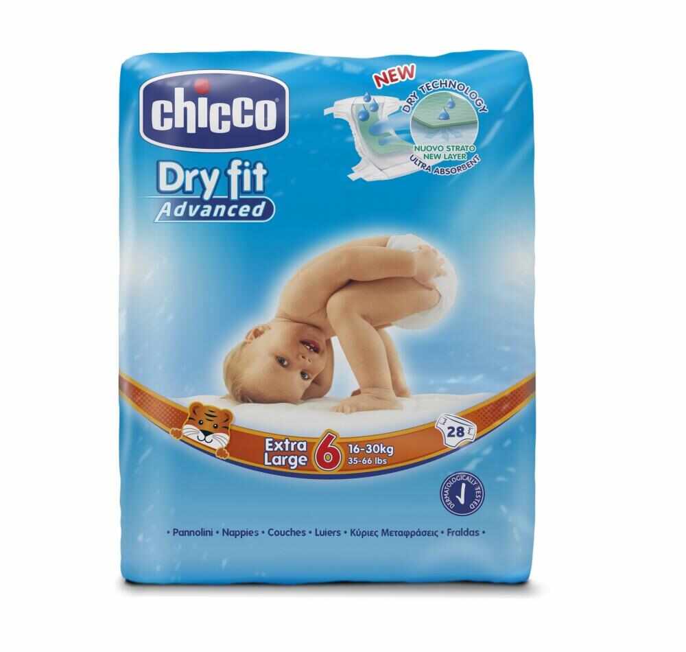 Scutece Chicco Dry Fit Advanced Junior, nr.6, 16-30 kg, 14buc