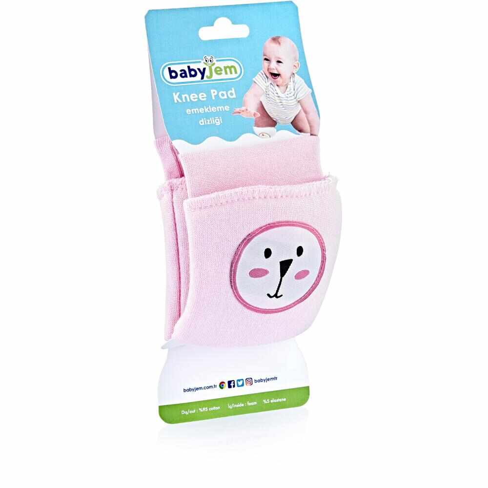 Genunchiere de protectie pentru bebelusi Baby Pad Pink