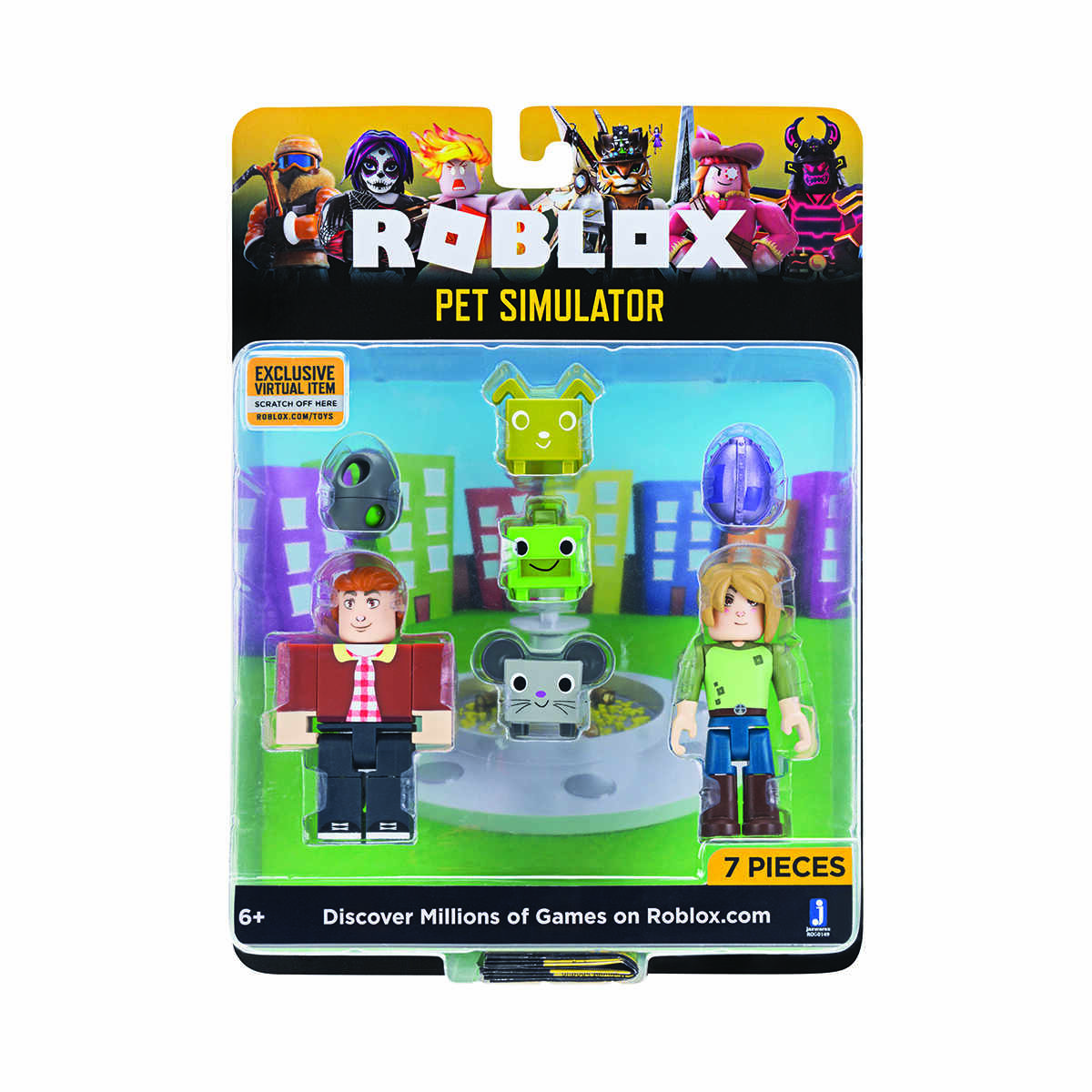 Set 2 figurine Roblox Celebrity Blistere, Pet Simulator (ROG0149)