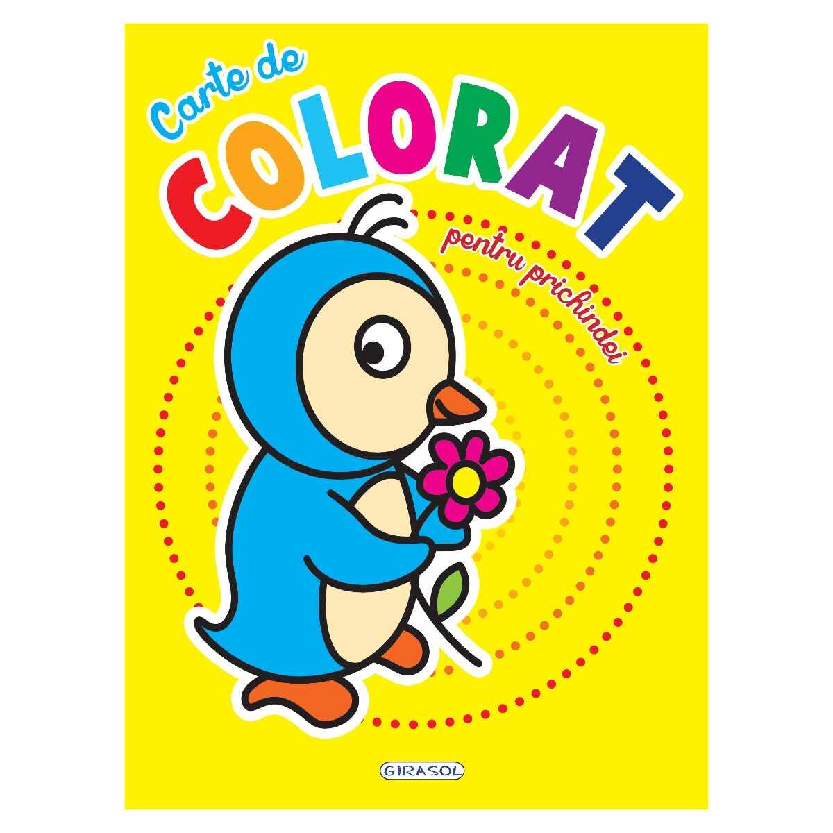 Carte de colorat pentru prichindei Girasol