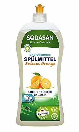 Detergent vase lichid cu balsam bio portocala 1L Sodasan