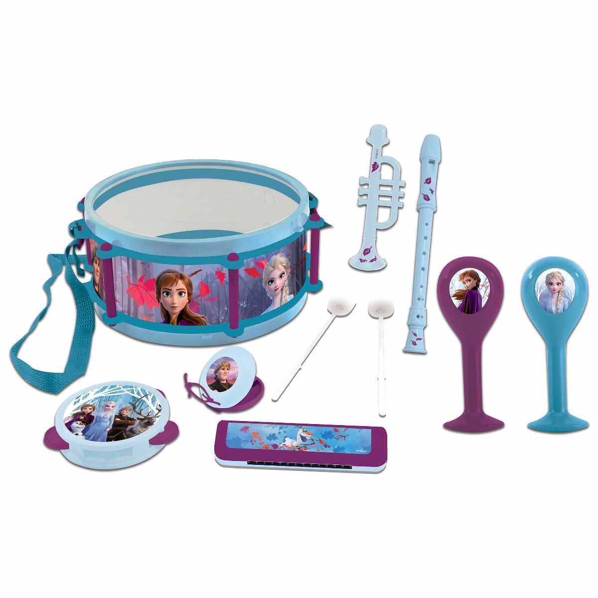Set muzical cu 7 instrumente Disney Frozen 2