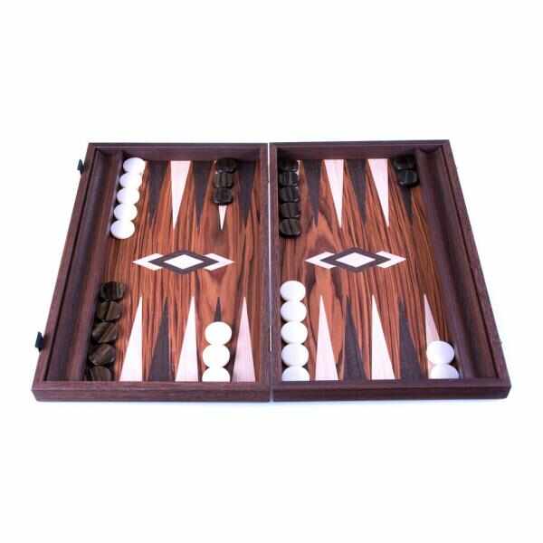 Set joc table backgammon palisandru Santos - 48 x 60 cm