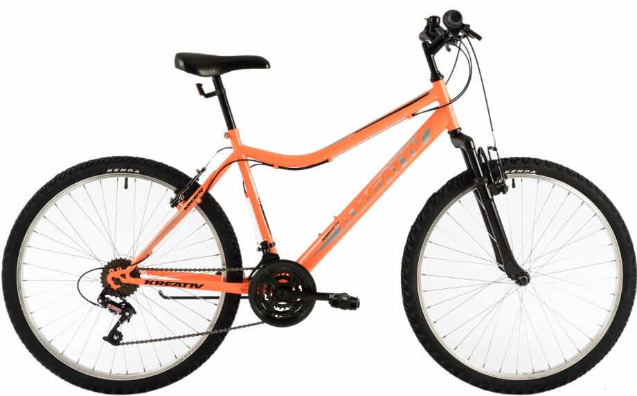Bicicleta oras Kreativ 2604 M portocaliu negru 26 inch