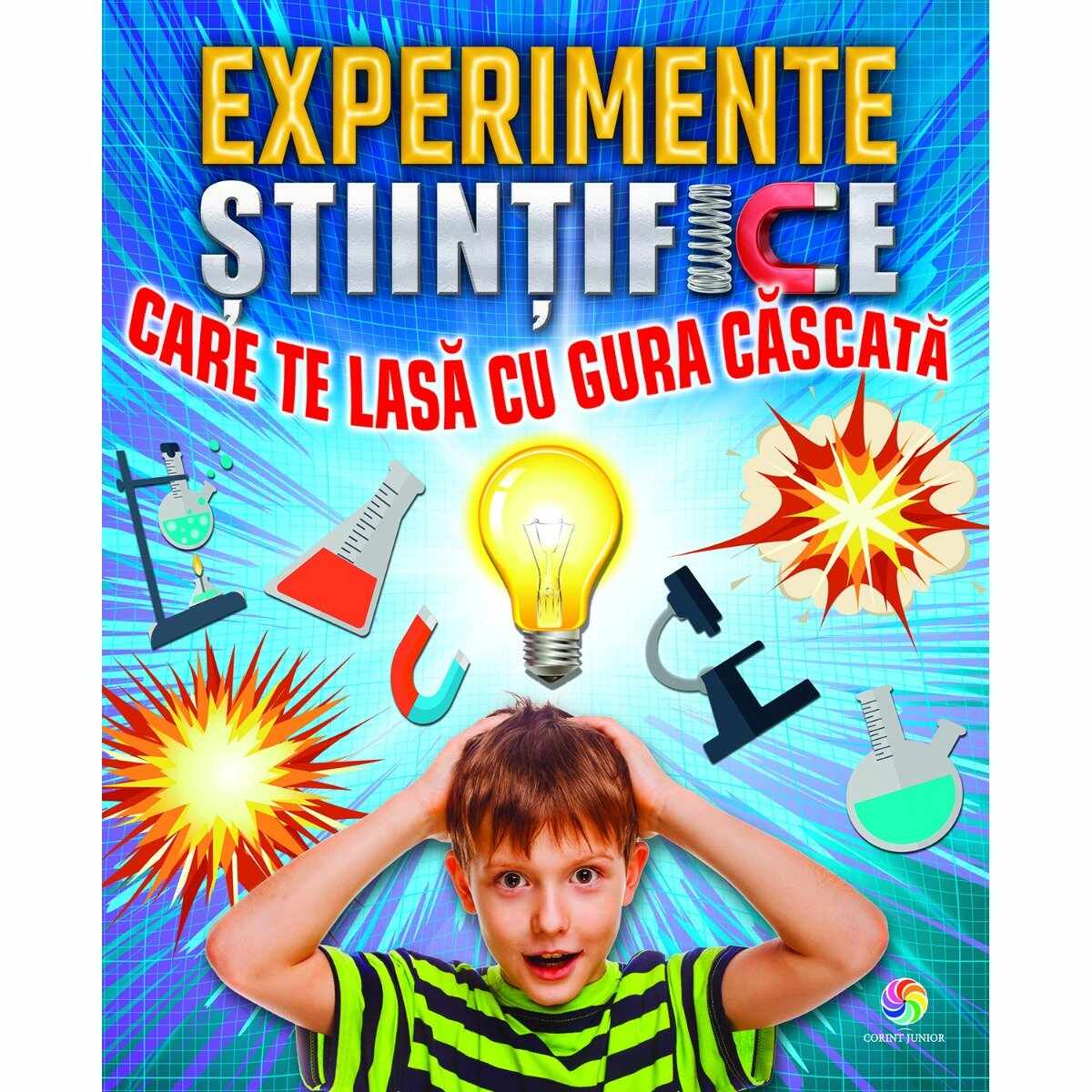 Carte Editura Corint, Experimente stiintifice care te lasa cu gura cascata, Thomas Canavan