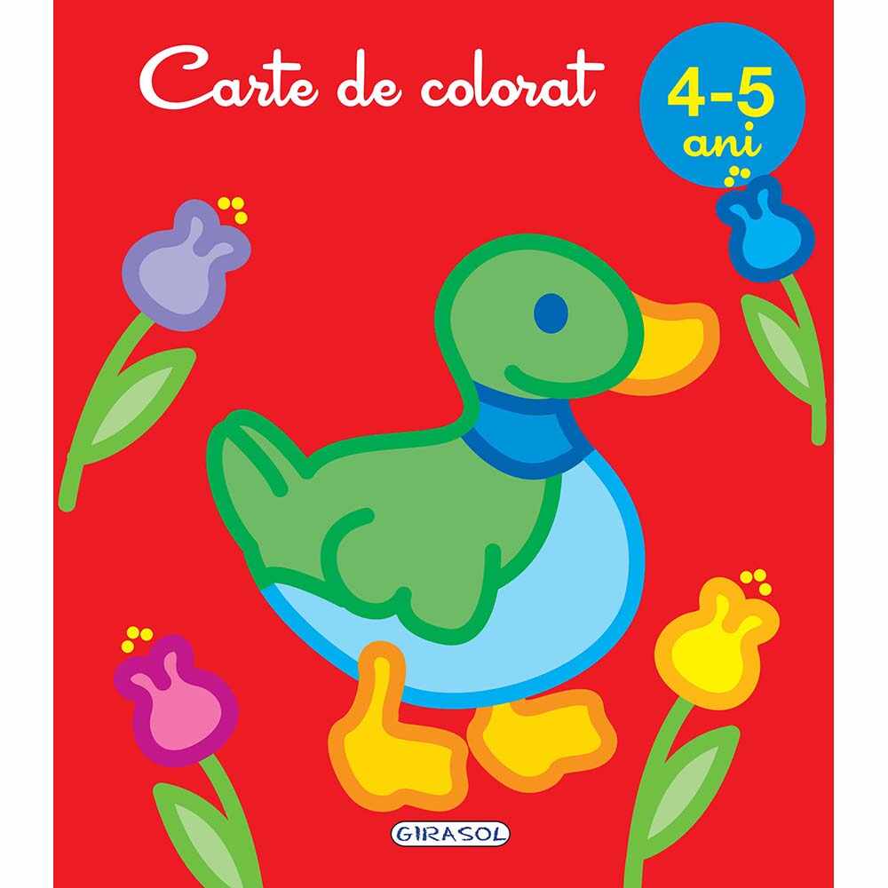 Carte Editura Girasol, Carte de colorat 4-5 ani