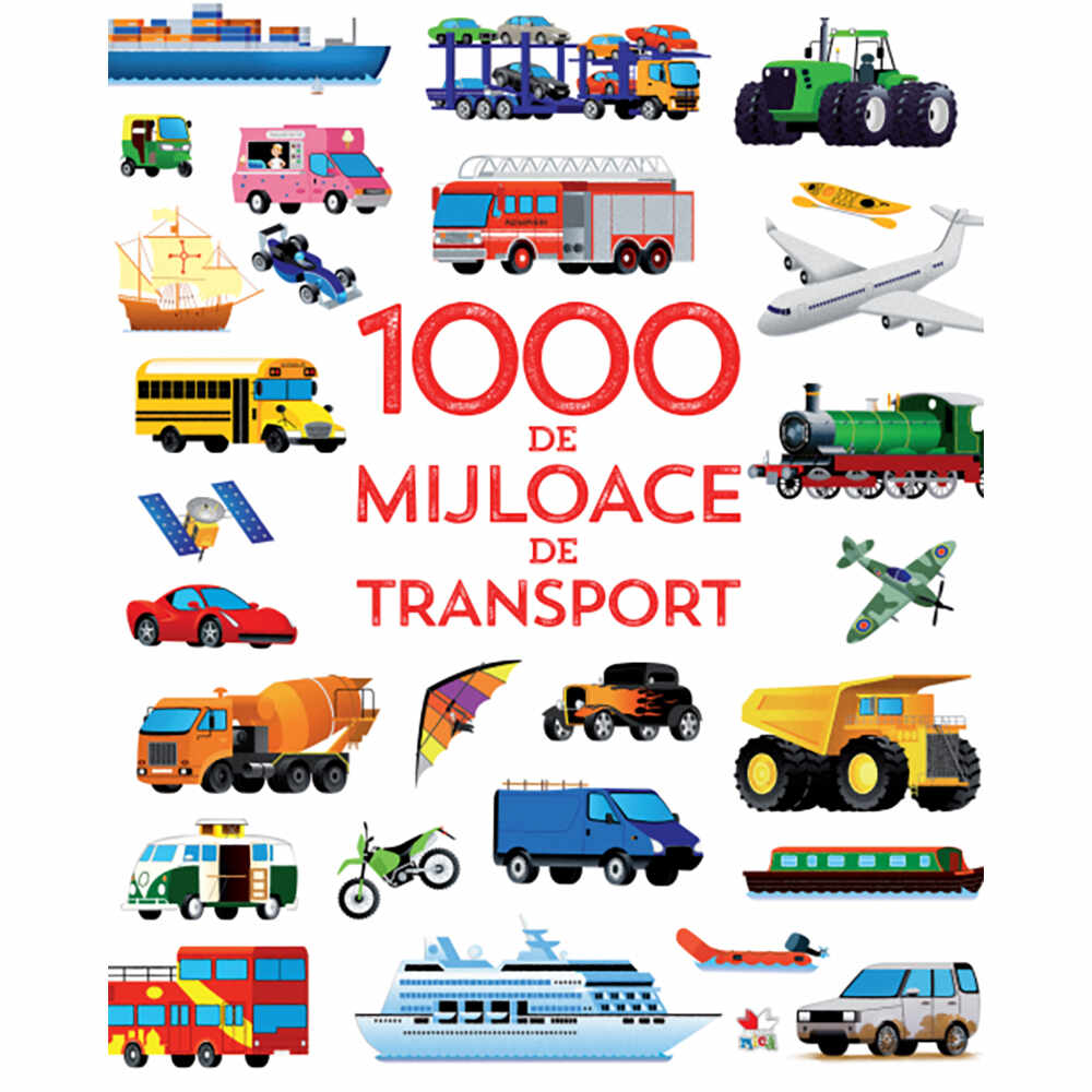 Carte Editura Litera, 1000 de mijloace de transport