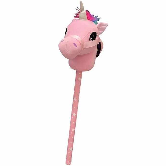 Cap de unicorn cu tija si sunete roz Keycraft
