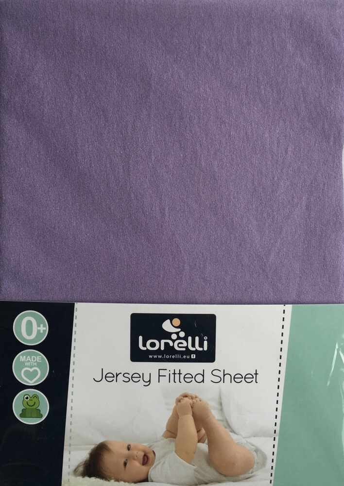 Cearceaf Jersey 120x60 cm purple
