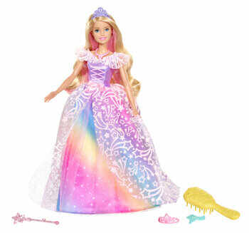 Papusa Barbie Dreamtopia, printesa cu rochie de bal