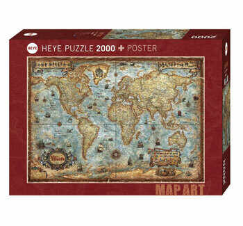 Puzzle Heye The World, 2000 piese