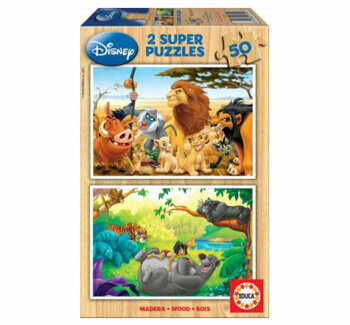 Puzzle Animal friends, 2 x 50 piese