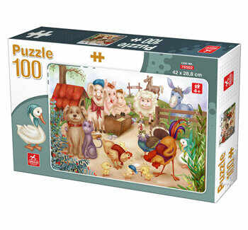 Puzzle Animale Domestice, 100 piese