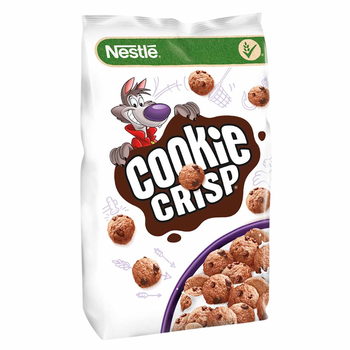 Cereale pentru mic dejun Nestle Cookie Crisp, 500 g