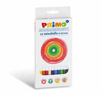 Creioane colorate Minabella, 12 culori