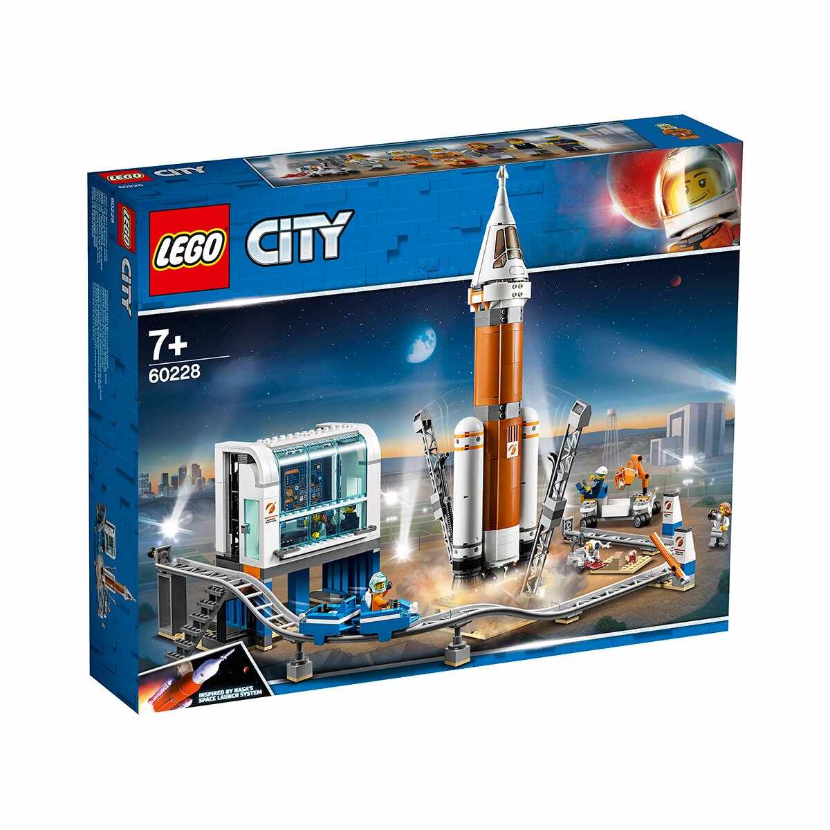LEGO® City Space Port - Racheta pentru spatiul indepartat si centrul de comanda (60228)