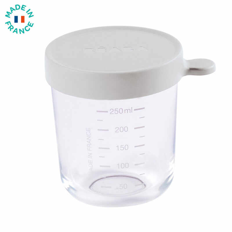 Recipient ermetic sticla 250 ml Gri