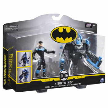 Figurina Batman, Nightwing cu mega accesorii, 10 cm