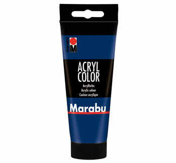 Culoare acrilica Marabu, 100 ml, Albastru Inchis