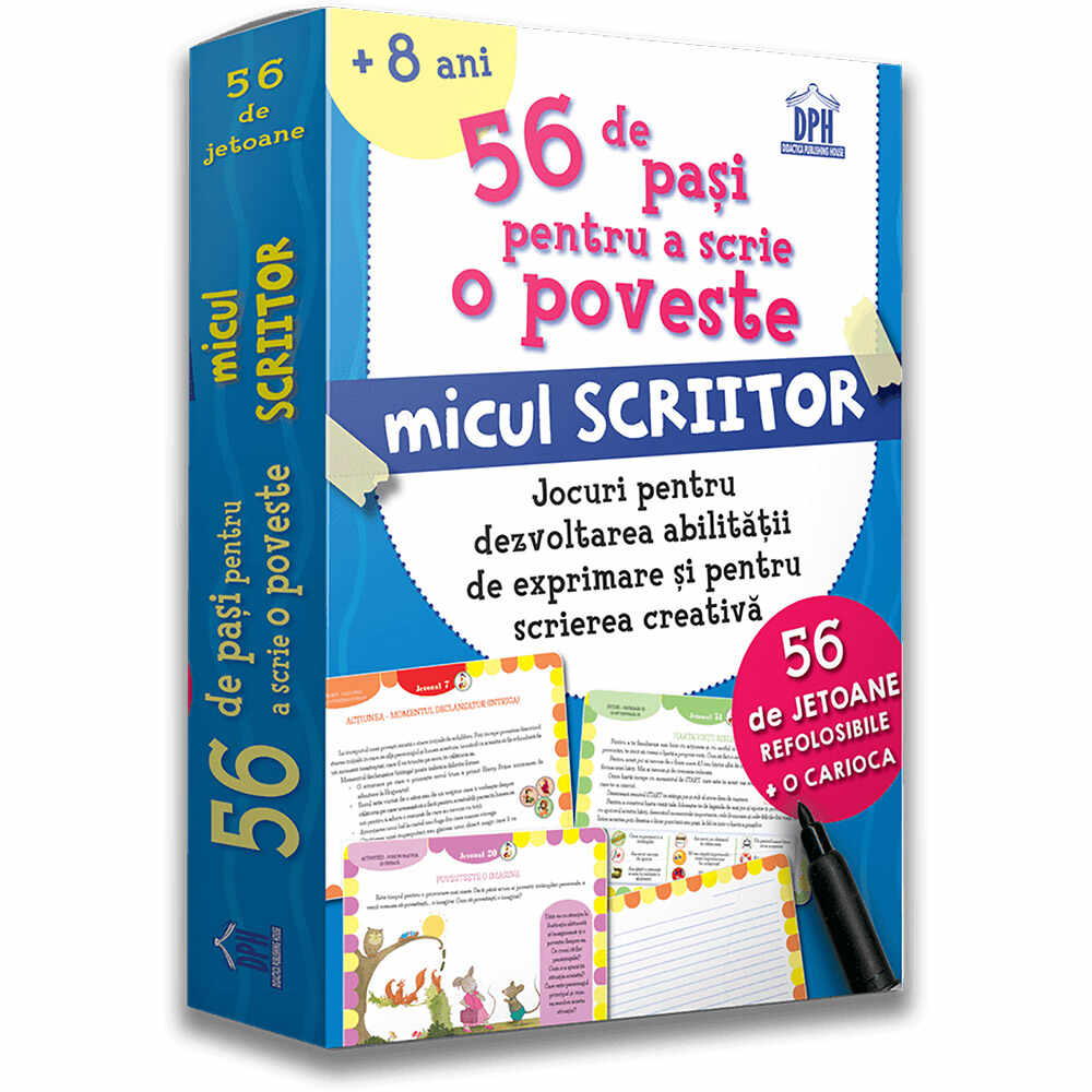 Editura DPH - 56 de pasi pentru a scrie o poveste - Micutul scriitor, Adriana Mitu