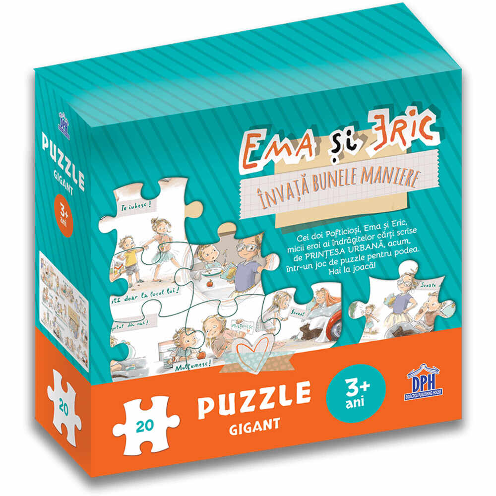 Editura DPH, Emma si Eric invata bunele maniere - puzzle gigant