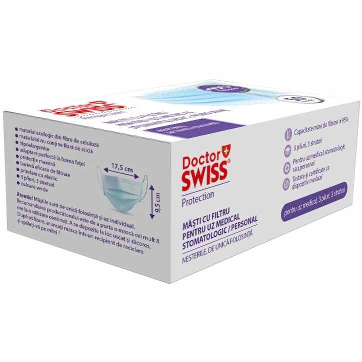 Masca Protectie Doctor-Swiss ,set 50 Buc