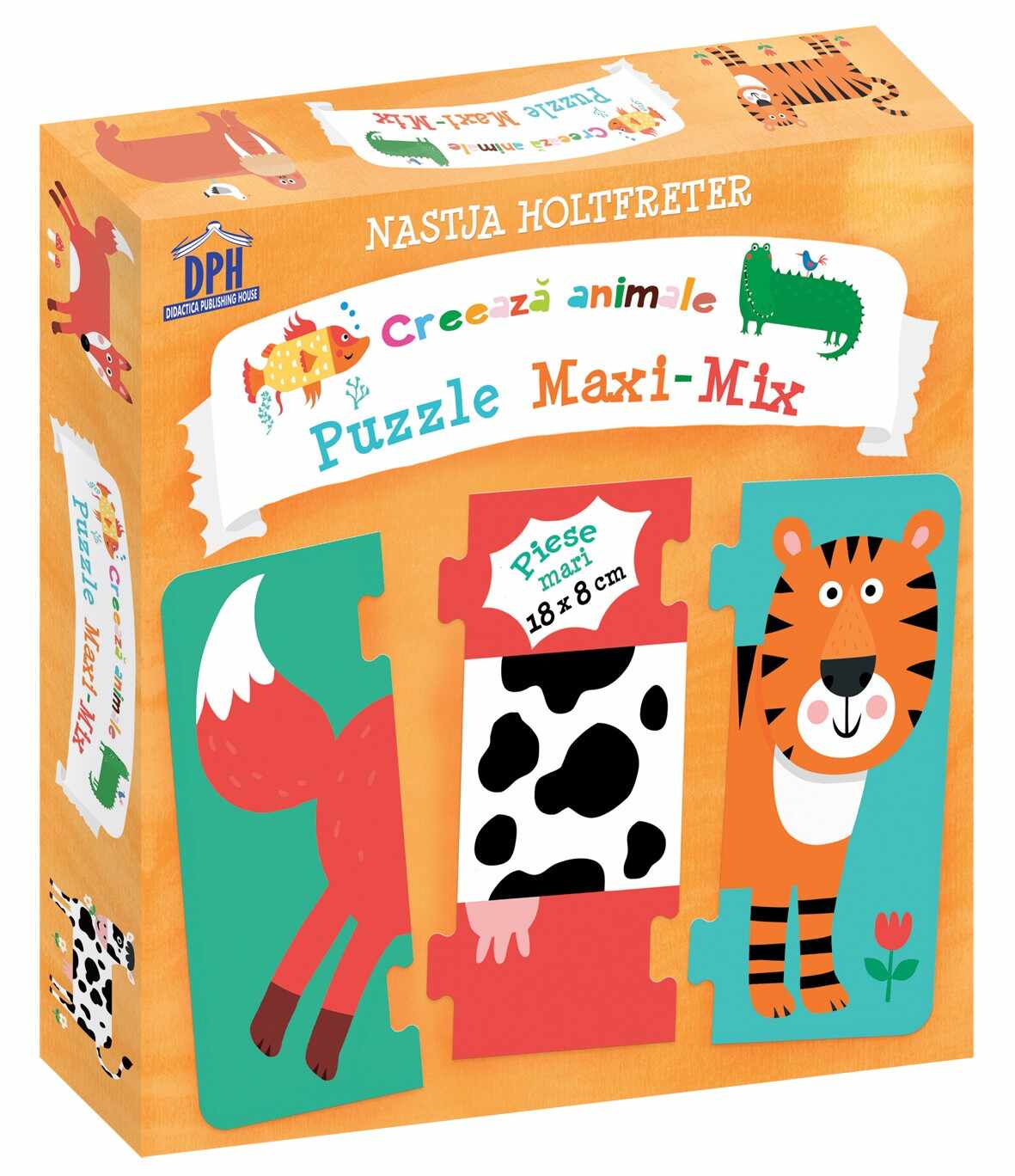 Creeaza animale - Puzzle Maxi-Mix | Didactica Publishing House