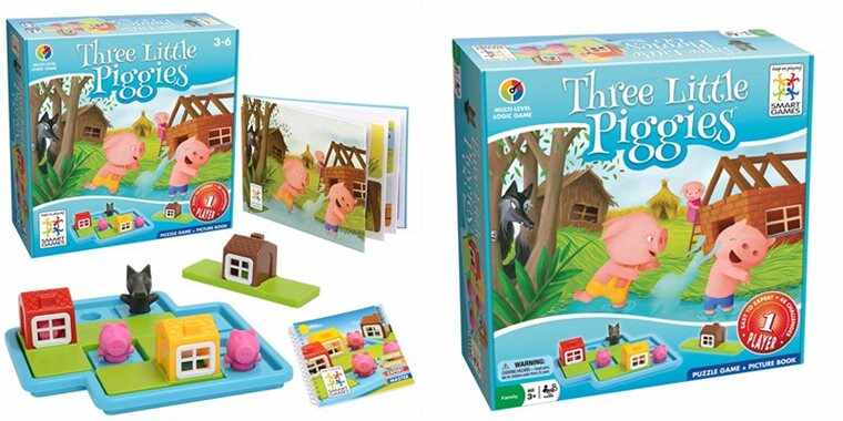 Joc Three Little Piggies - Deluxe | Smart Games