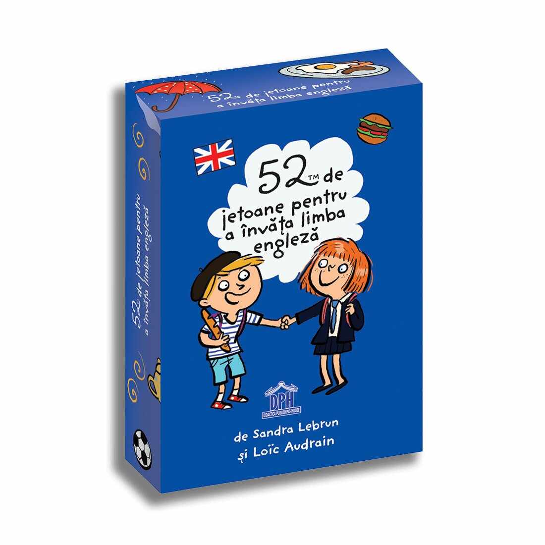 52 de jetoane pentru a invata limba engleza, Editura DPH