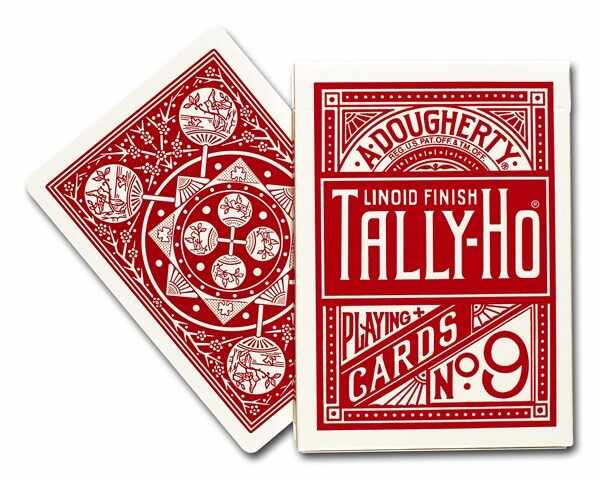 Carti de joc - Tally-Ho Red Original Fan Back | Magic Hub